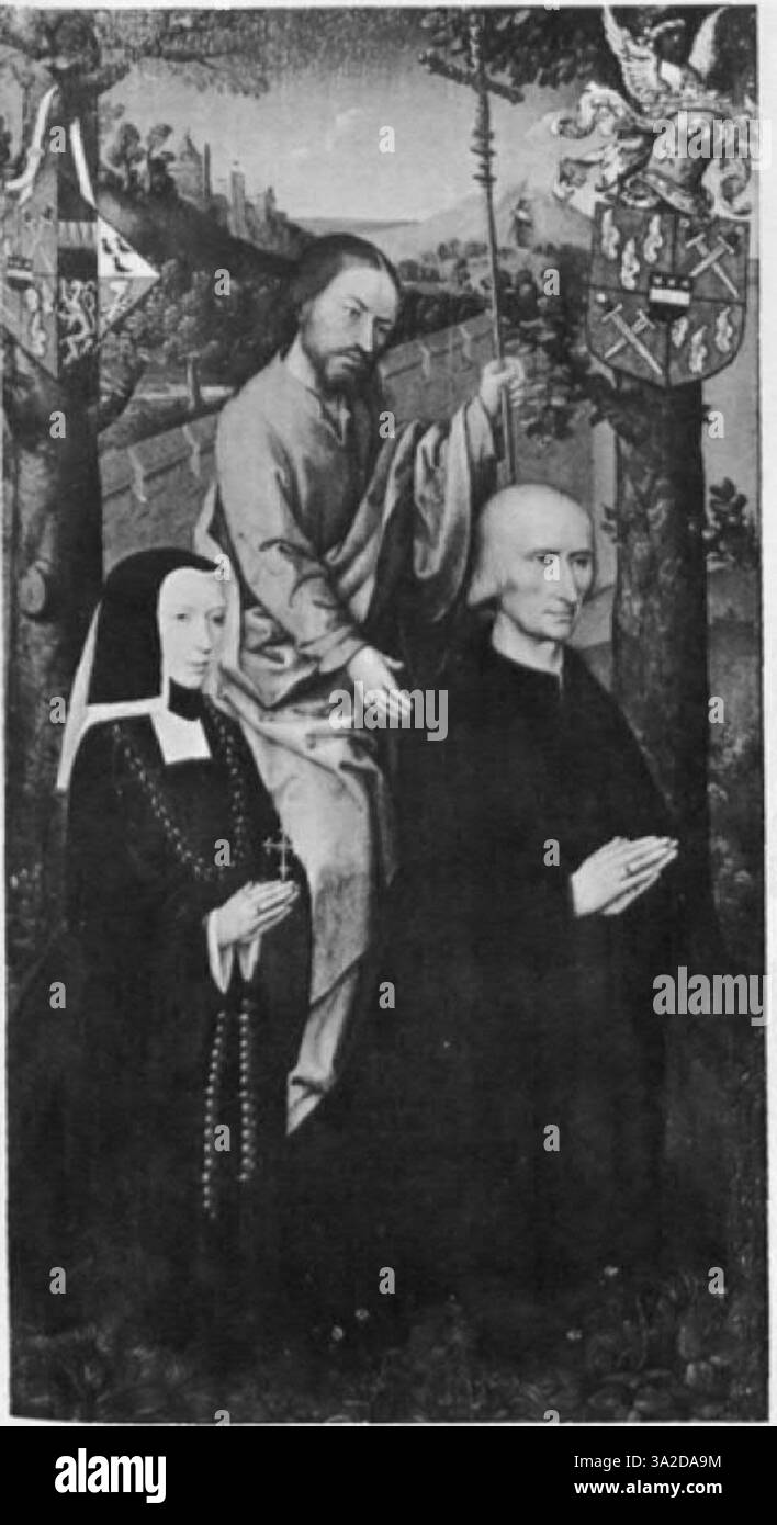 Le travail de Jan van Scorel et Pieter Coeck van Aelst mélange des images religieuses détaillées avec le style de la Renaissance du Nord, mettant en vedette des sujets bibliques à l’huile sur panneau. Banque D'Images