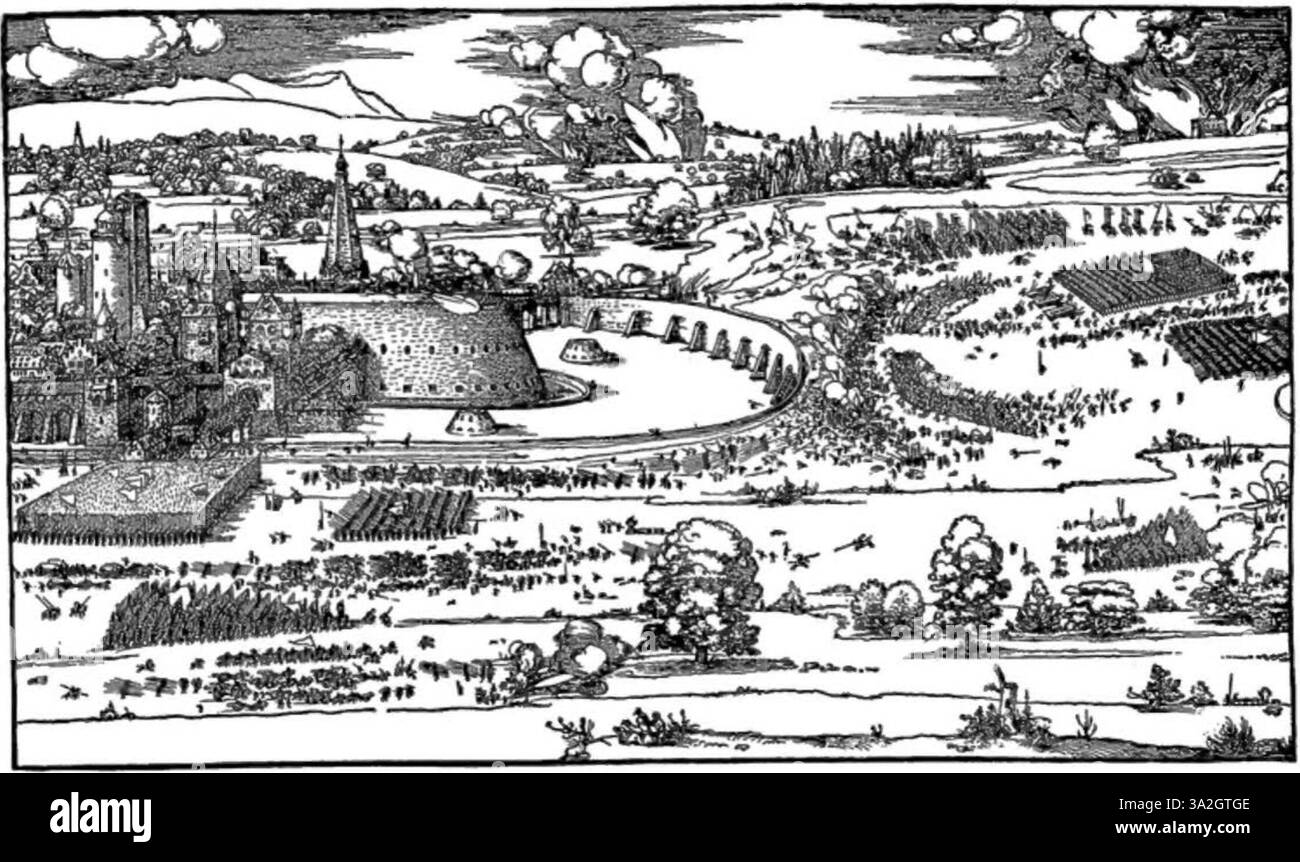 Cette gravure d'Albrecht Dürer illustre son attention méticuleuse aux détails et sa capacité à représenter des figures humaines avec précision anatomique, une caractéristique de son travail dans la Renaissance du Nord. Banque D'Images