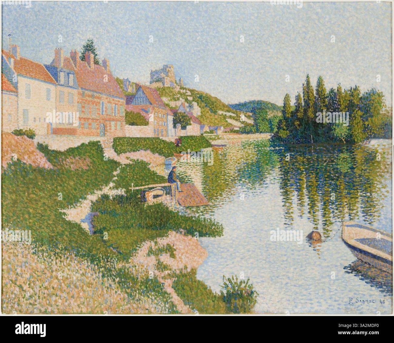 PAUL SIGNAC、Le Pont aux Andelys Paul Signac Les Andelys | Vintage