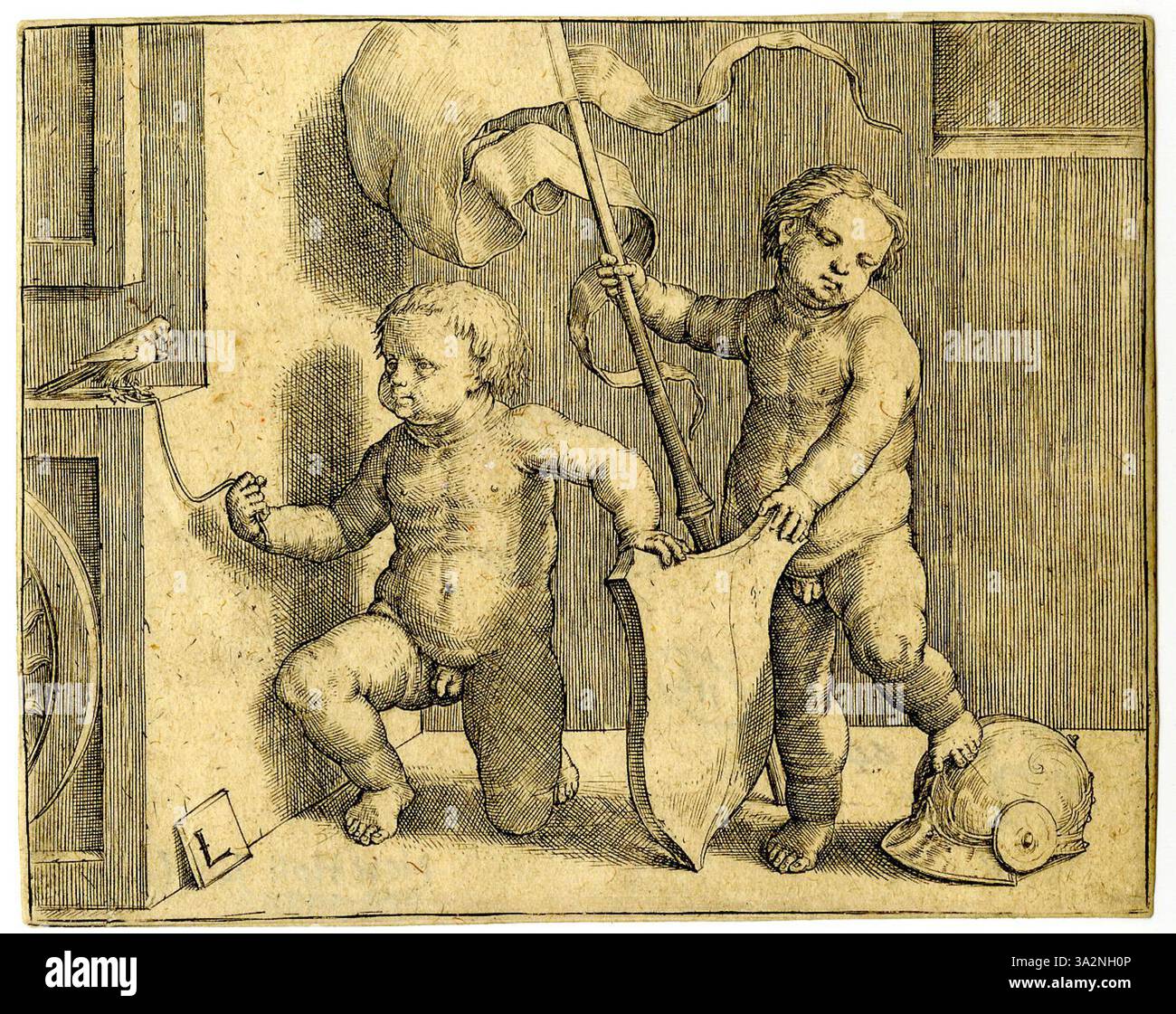 La gravure de Lucas van Leyden illustre une scène religieuse ou historique avec une attention particulière portée au trait et aux ombres, améliorant à la fois la profondeur visuelle et l’intensité émotionnelle de la composition. Banque D'Images La gravure de Lucas van Leyden illustre une scène religieuse ou historique avec une attention particulière portée au trait et aux ombres, améliorant à la fois la profondeur visuelle et l’intensité émotionnelle de la composition. Banque D'Images