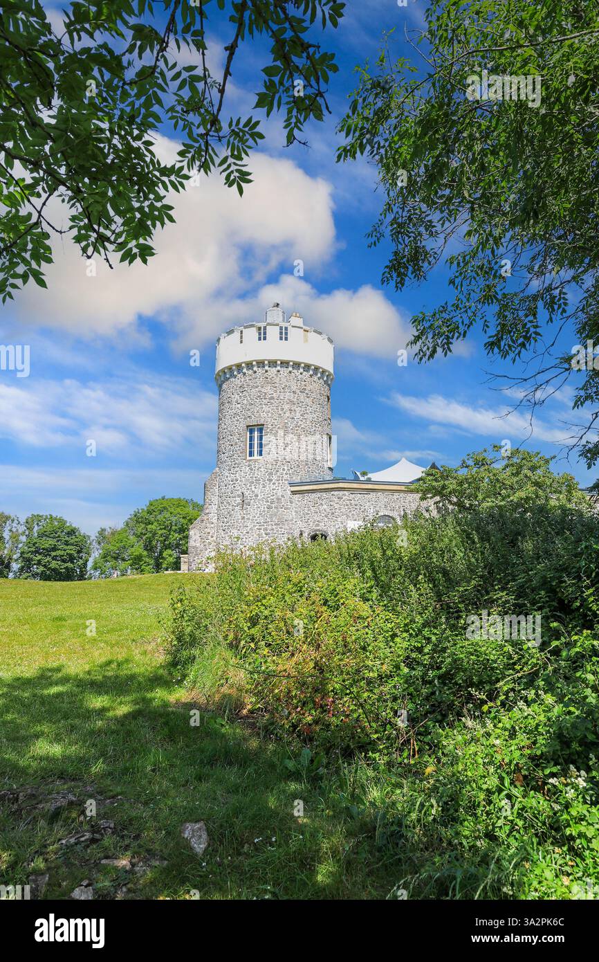 Observatoire de Clifton et Camera Obscura situé sur Clifton Down, à proximité du pont suspendu de Clifton, Bristol, Angleterre, Royaume-Uni. Banque D'Images