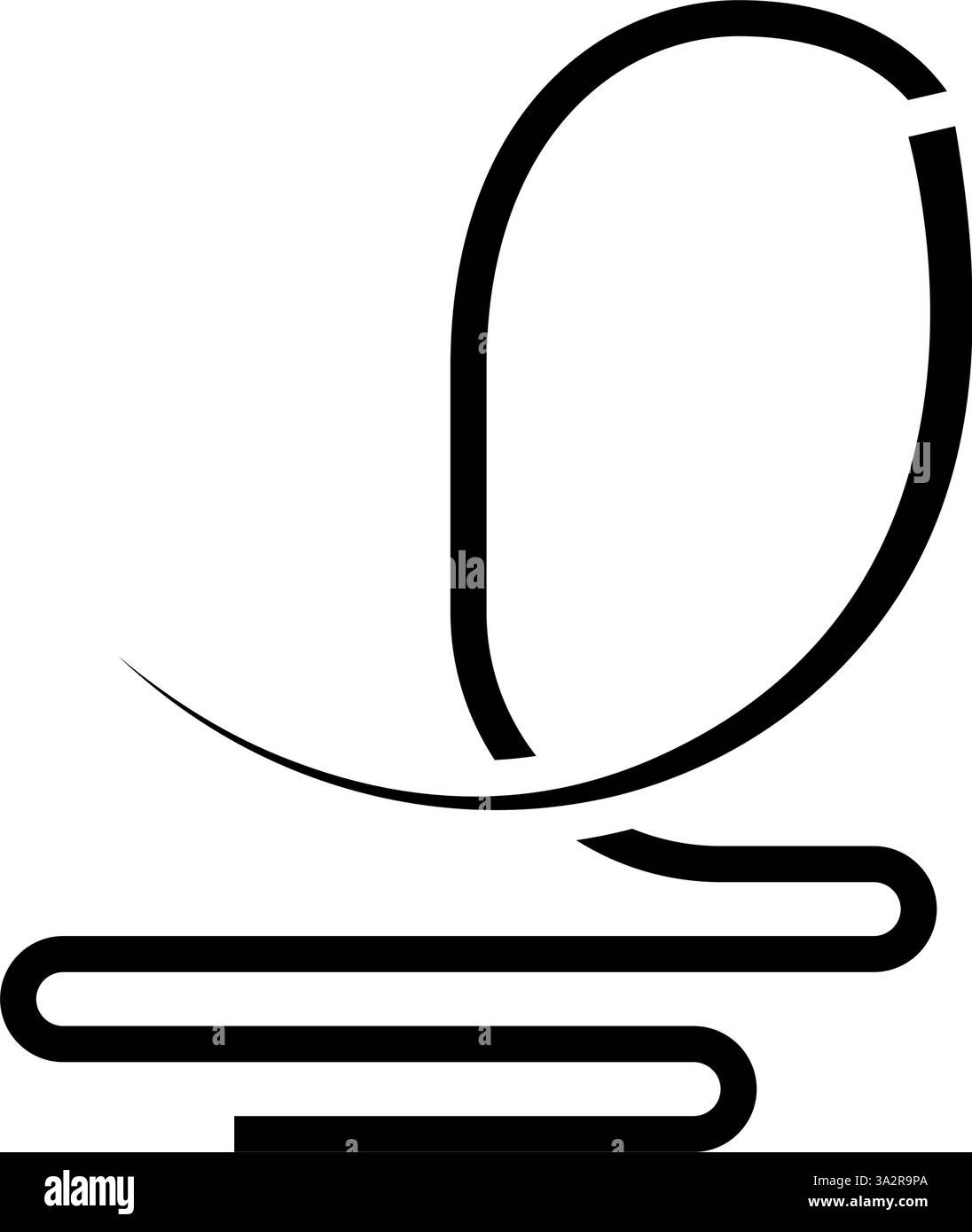 illustration vectorielle d'icône de glyphe de chirurgien de fil d'aiguille chirurgicale Illustration de Vecteur