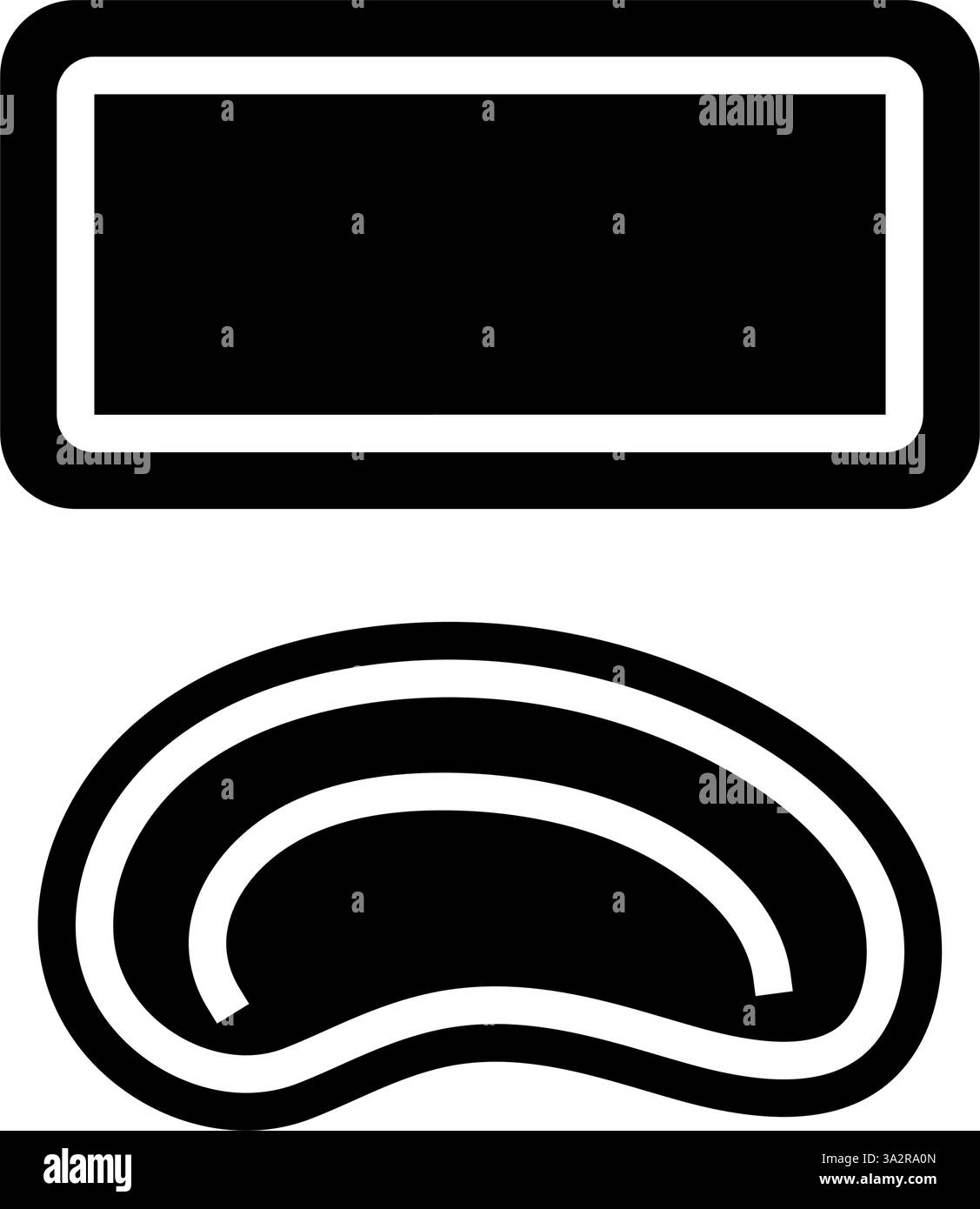 illustration vectorielle d'icône de glyphe de chirurgien de plateau chirurgical Illustration de Vecteur