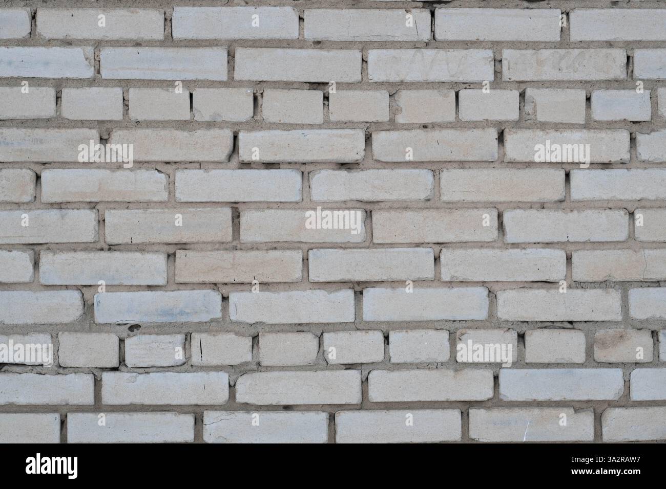 Fond blanc de texture de mur de briques pour la décoration extérieure intérieure et la conception de concept de construction industrielle Banque D'Images