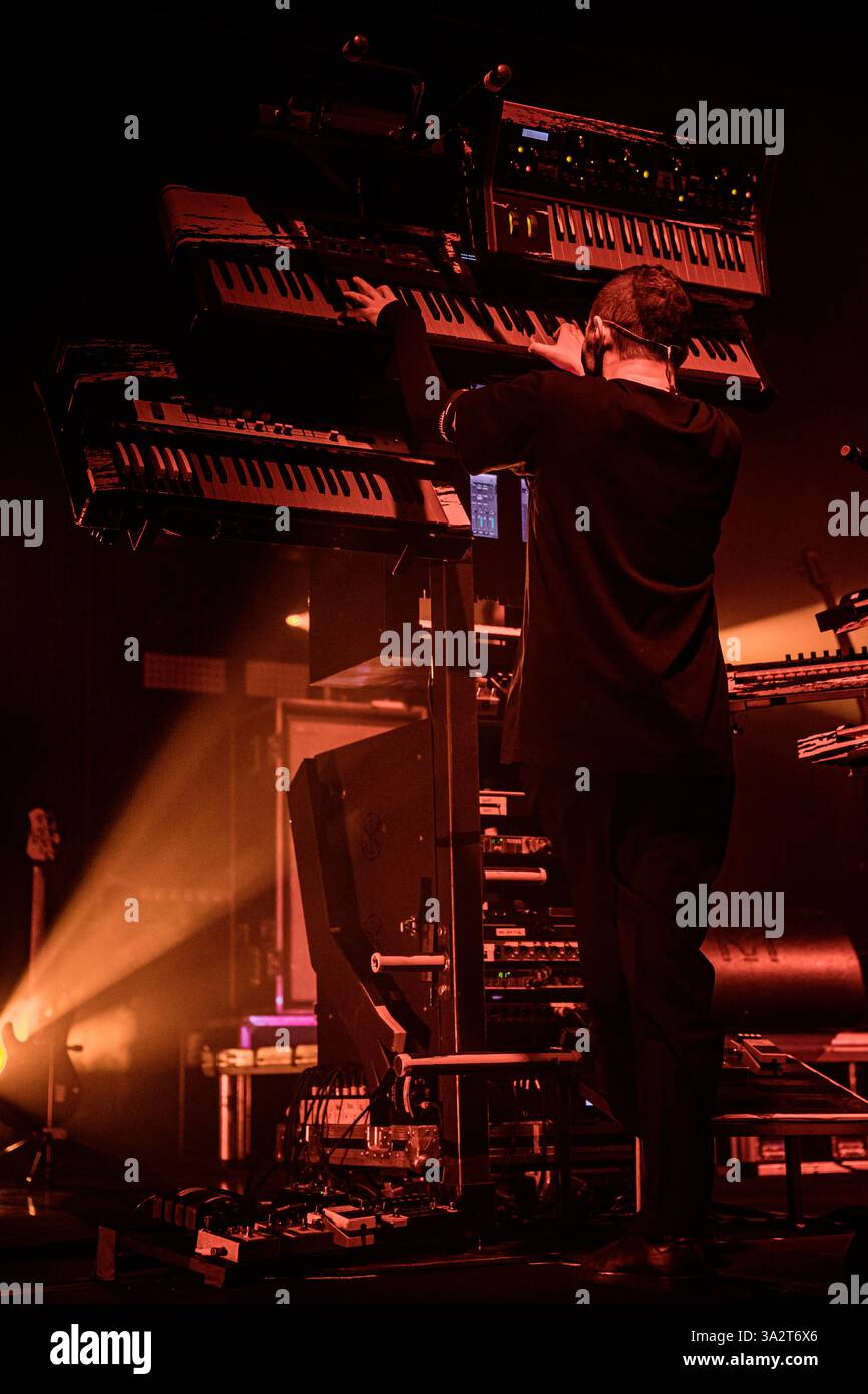 Concert Subsonica à Alcatraz (Milan), 11 mars 2025 © Giorgia de Dato Banque D'Images