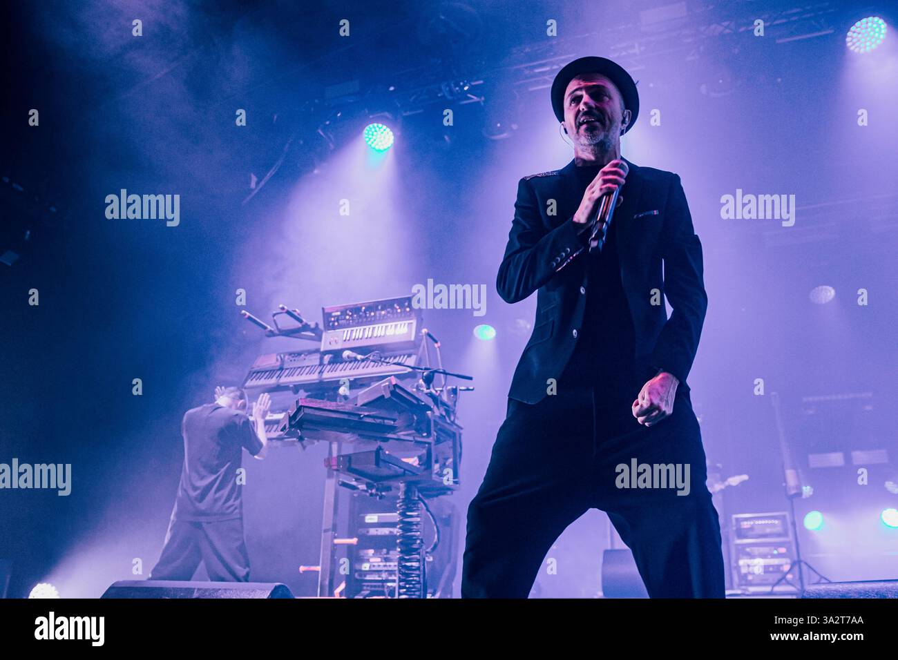 Concert Subsonica à Alcatraz (Milan), 11 mars 2025 © Giorgia de Dato Banque D'Images