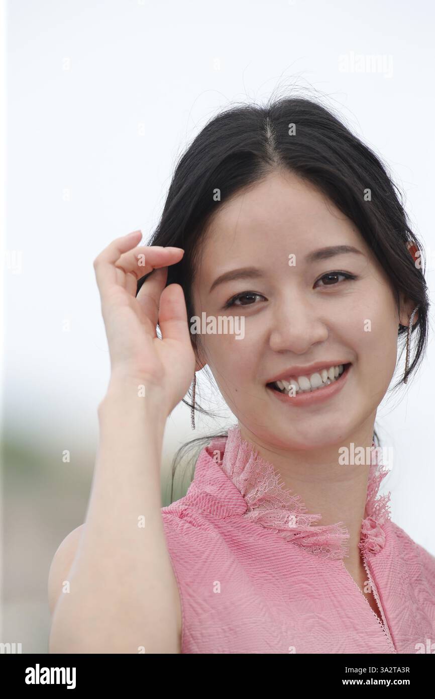 CANNES, FRANCE - 12 JUILLET : Sonia Yuan à la photocall 'Drive My car' lors de la 74e édition du Festival de Cannes le 12 juillet 2021 à Cannes, France. CAP/GOL ©GOL/Capital Pictures Banque D'Images