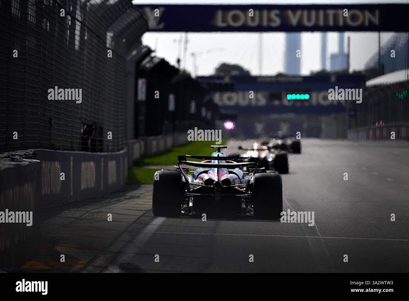 MELBOURNE, AUSTRALIE 14 mars 2025. Photo : le pilote de formule 1 Alpine Pierre Gasly (FRA) 10 lors des essais libres 2 lors de la manche australienne du Championnat du monde de formule 1 2025. Karl Phillipson / Alamy Live News Banque D'Images