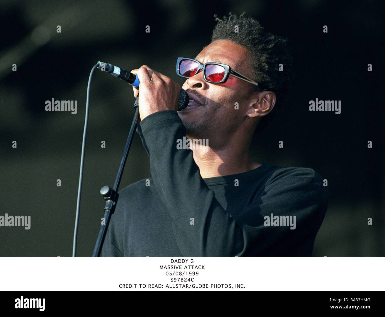 5 août 1999 - Scarborough, Yorkshire du Nord, Angleterre - DADDY G. MASSIVE ATTACK.05/08/1999.S97A13C.CREDIT A LIRE :(image crédit : © Globe photos/ZUMAPRESS.com) Banque D'Images