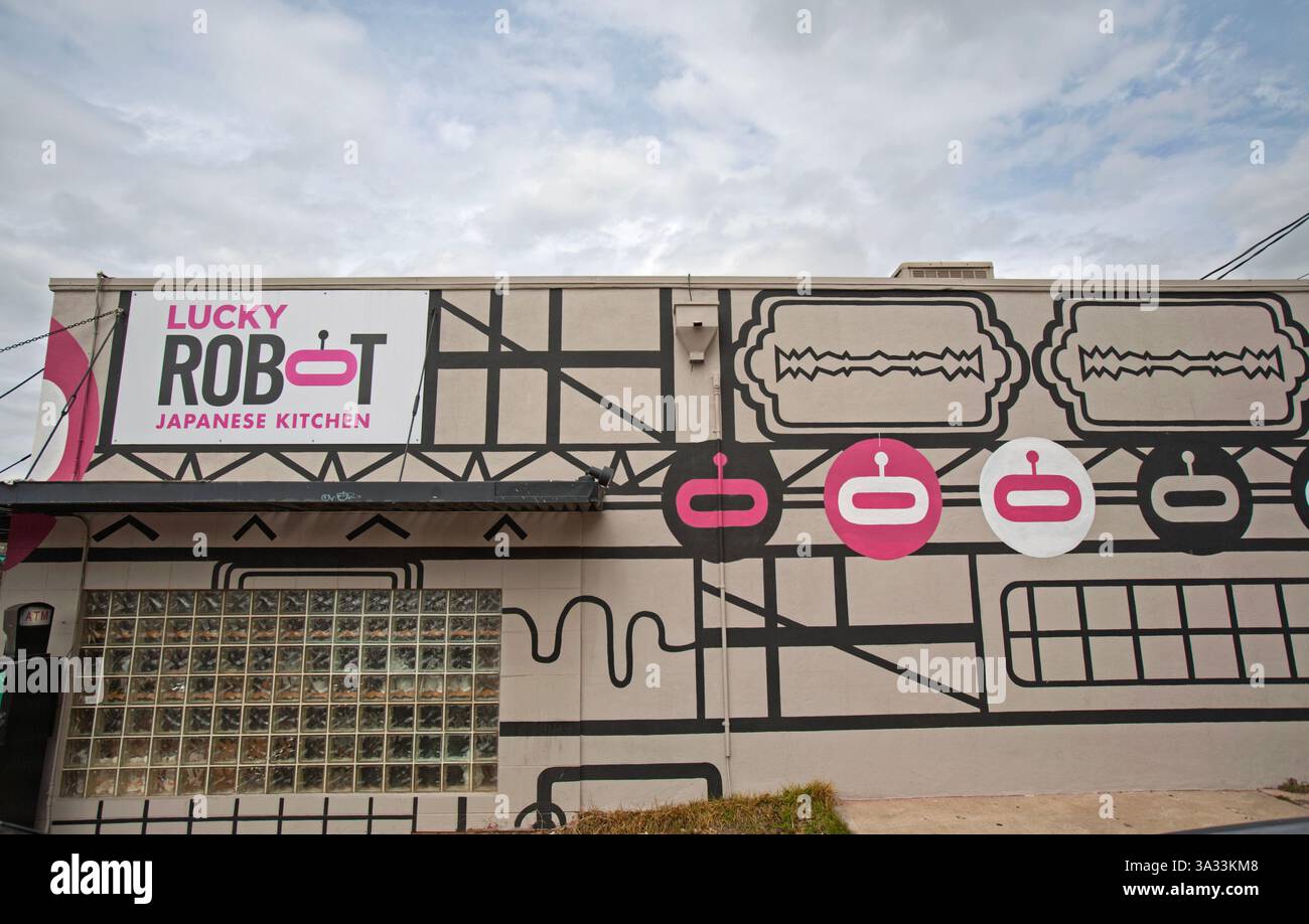 Boutiques à Austin, Texas Banque D'Images