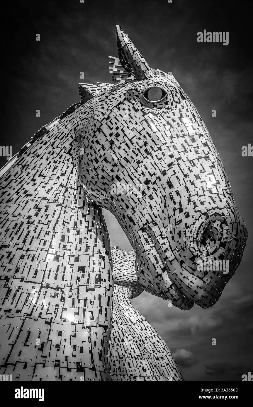 Les Kelpies Banque D'Images