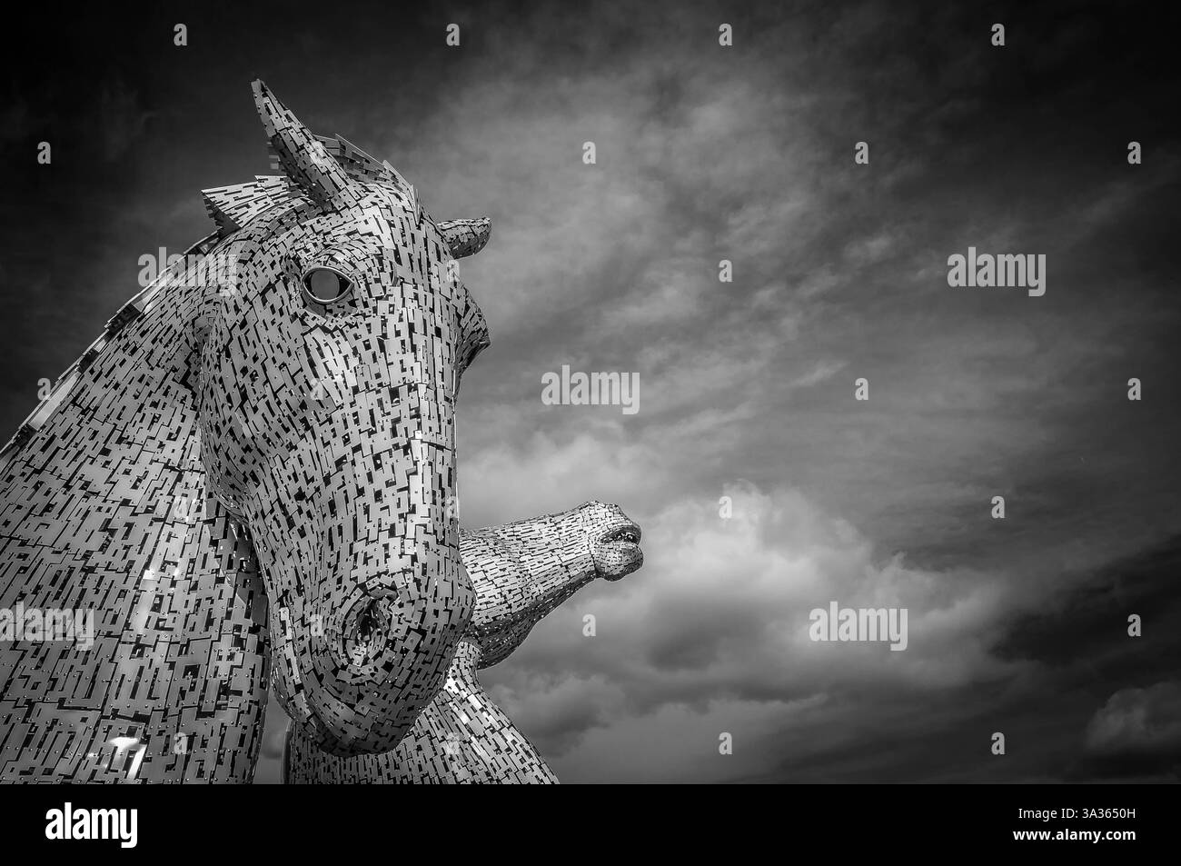 Les Kelpies Banque D'Images
