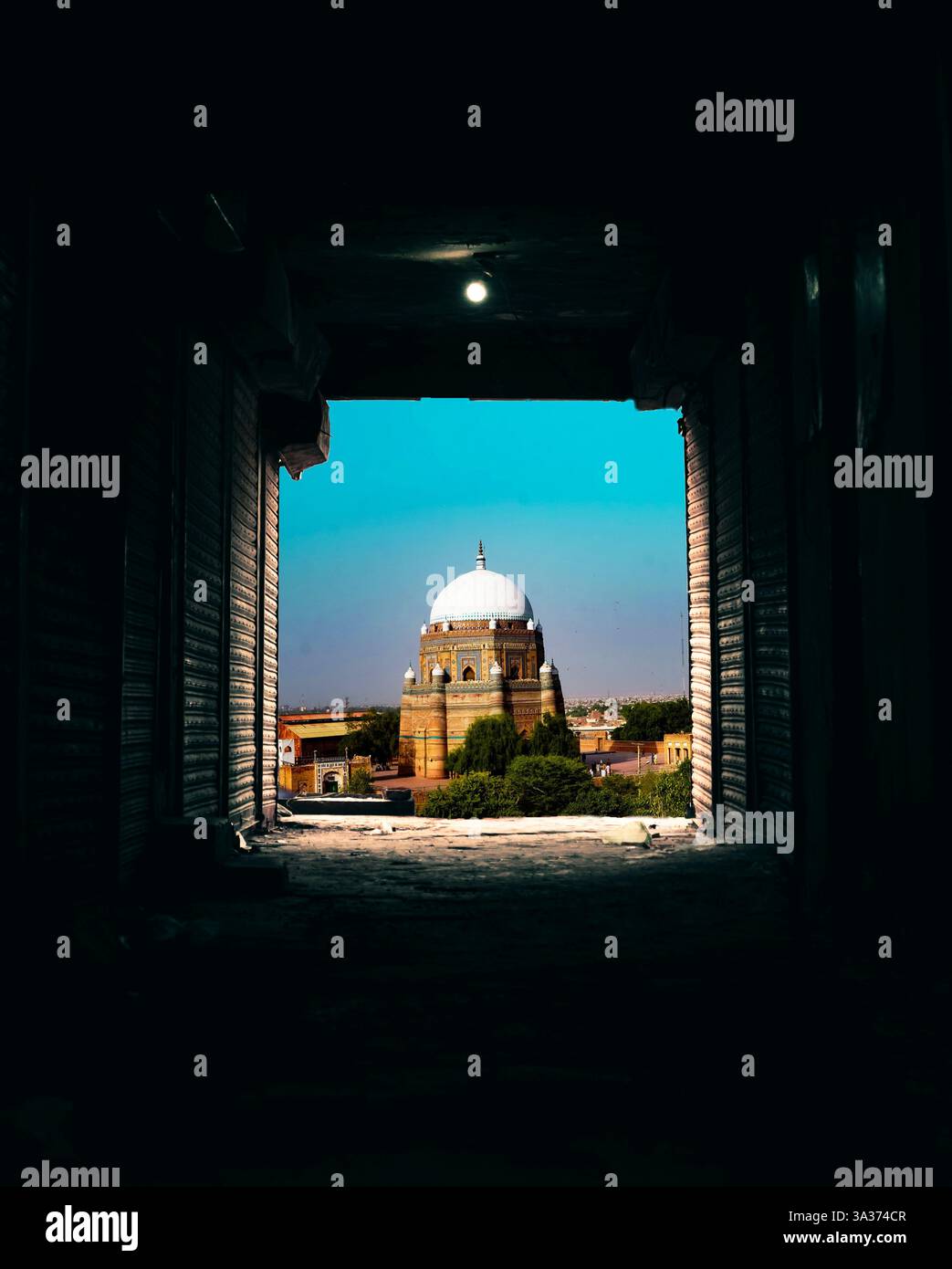 Une belle photo de la tombe de Hazrat shah rukn e alam Banque D'Images