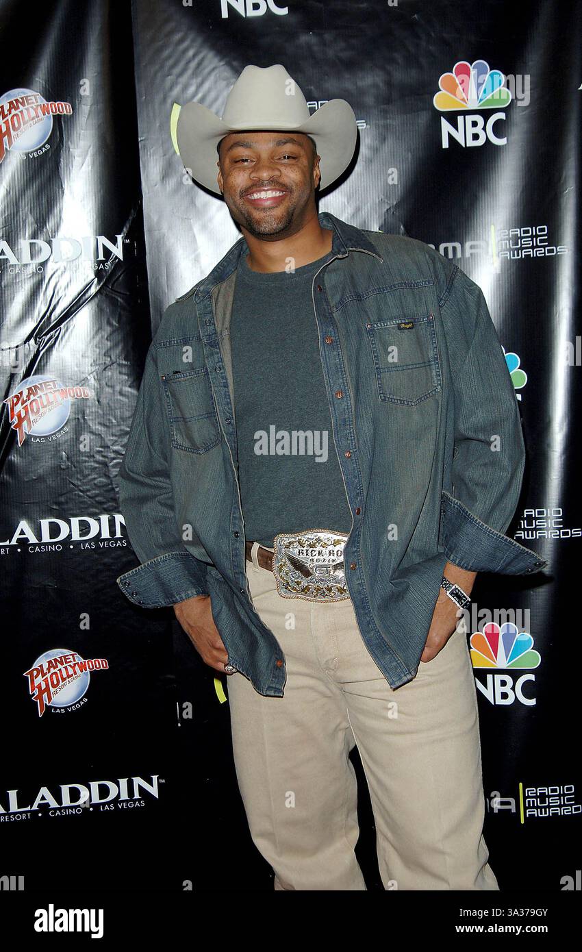 20 déc., 2005 - Las Vegas, Nevada, USA - K46073FB.2005 RADIO MUSIC AWARD LES ARRIVÉES À L'ALADDIN.HOTEL AND CASINO LAS VEGAS, NEVADA..12/19/2005. BARRETT FITZROY / 2005.COWBOY TROY(Image Crédit : © Globe Photos/ZUMAPRESS.com) Banque D'Images