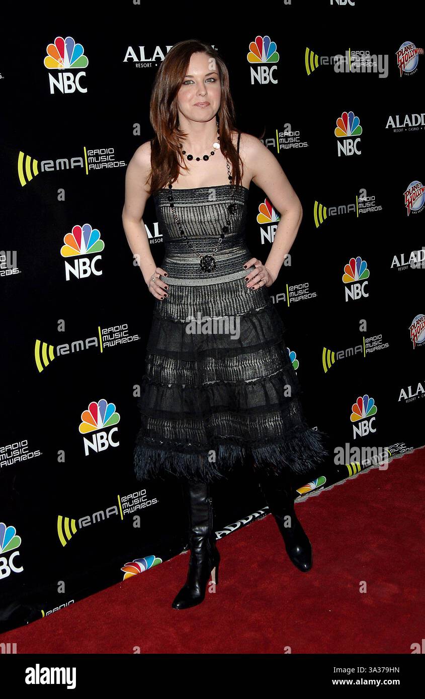 20 déc., 2005 - Las Vegas, Nevada, USA - K46073FB.2005 RADIO MUSIC AWARD LES ARRIVÉES À L'ALADDIN.HOTEL AND CASINO LAS VEGAS, NEVADA..12/19/2005. BARRETT FITZROY / 2005.ANNA NALICK(Credit Image : © Globe Photos/ZUMAPRESS.com) Banque D'Images