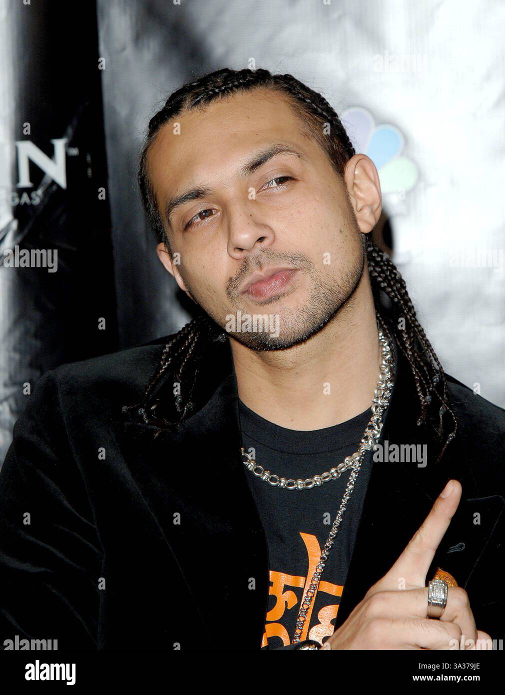 19 déc., 2005 - Las Vegas, Nevada, USA - K46073FB.2005 RADIO MUSIC AWARD LES ARRIVÉES À L'ALADDIN.HOTEL AND CASINO LAS VEGAS, NEVADA..12/19/2005. BARRETT FITZROY / 2005.SEAN PAUL(Image Crédit : © Globe Photos/ZUMAPRESS.com) Banque D'Images