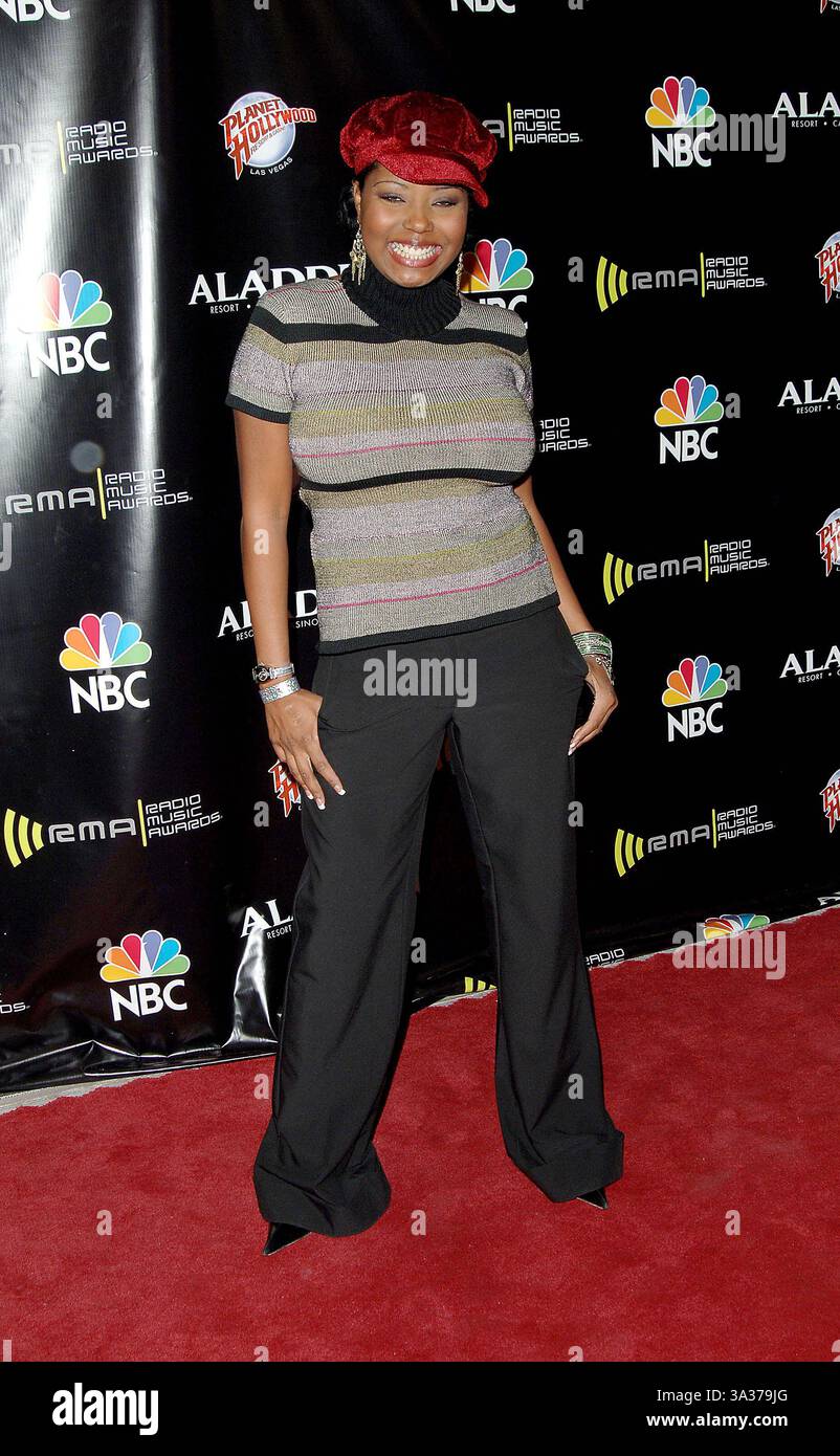 20 déc., 2005 - Las Vegas, Nevada, USA - K46073FB.2005 RADIO MUSIC AWARD LES ARRIVÉES À L'ALADDIN.HOTEL AND CASINO LAS VEGAS, NEVADA..12/19/2005. BARRETT FITZROY / 2005.SHAR JACKSON(Image Crédit : © Globe Photos/ZUMAPRESS.com) Banque D'Images