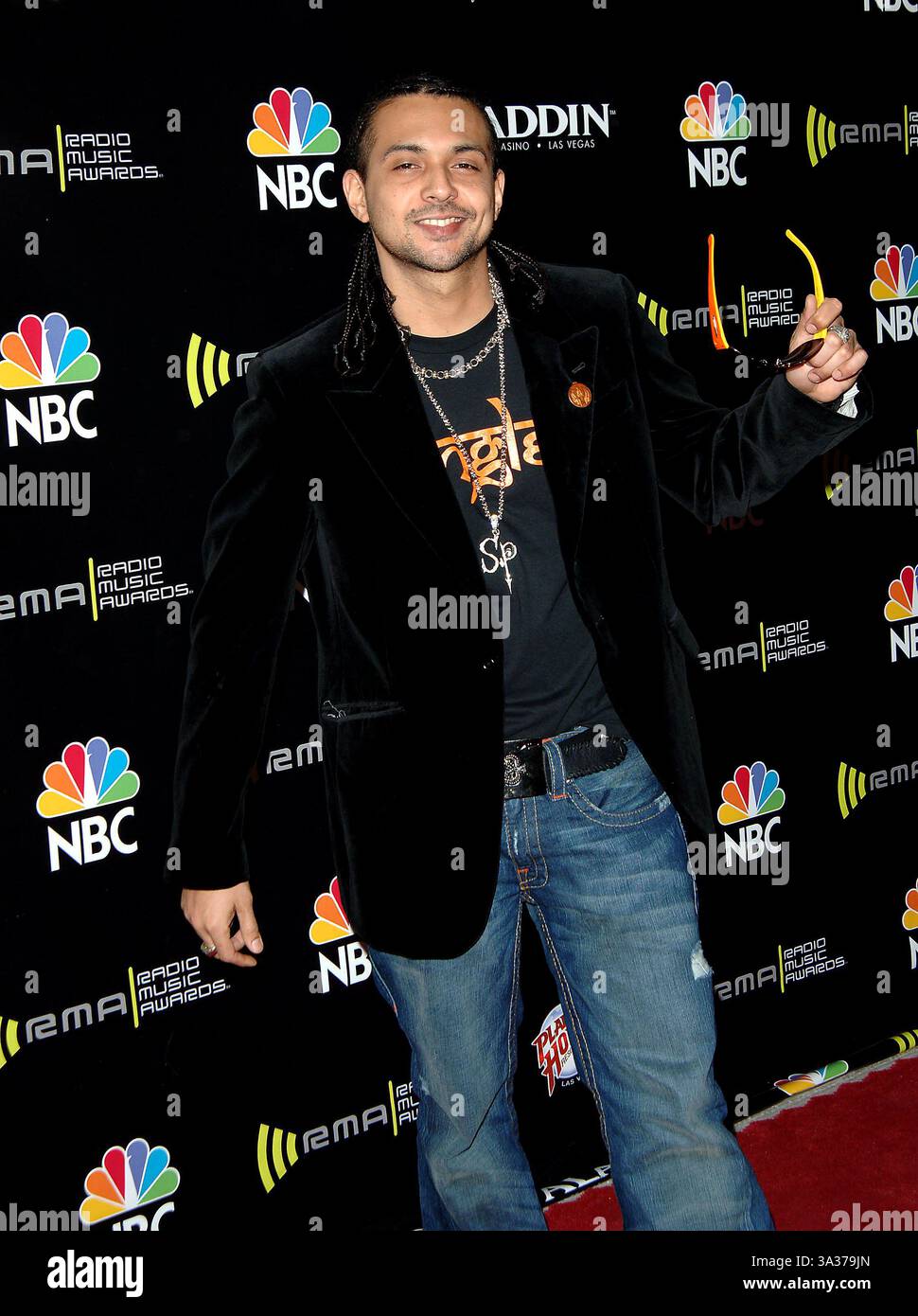 19 déc., 2005 - Las Vegas, Nevada, USA - K46073FB.2005 RADIO MUSIC AWARD LES ARRIVÉES À L'ALADDIN.HOTEL AND CASINO LAS VEGAS, NEVADA..12/19/2005. BARRETT FITZROY / 2005.SEAN PAUL(Image Crédit : © Globe Photos/ZUMAPRESS.com) Banque D'Images