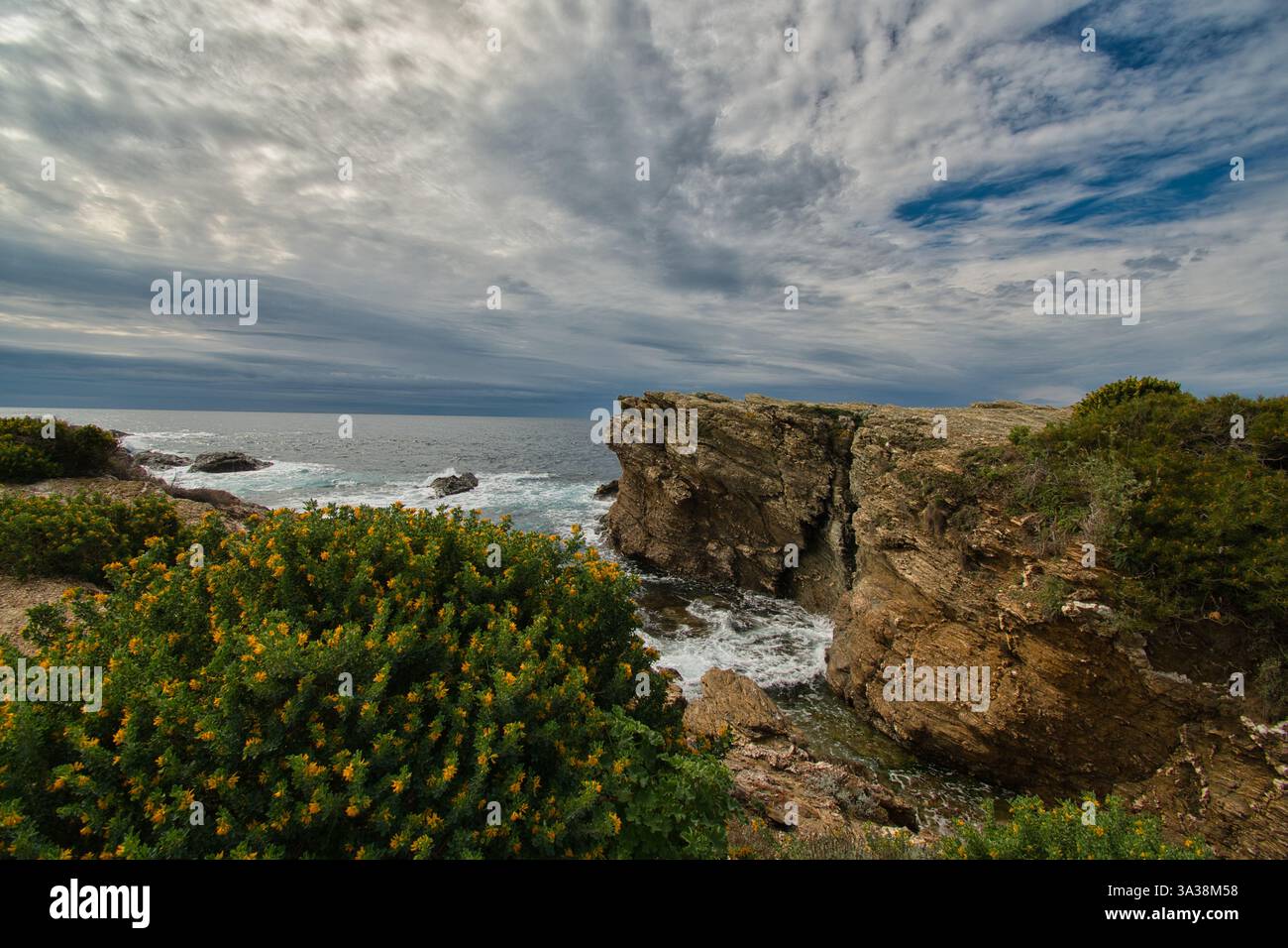 Superbe Ile de Gaou sur la Côte d'Azur en France Banque D'Images