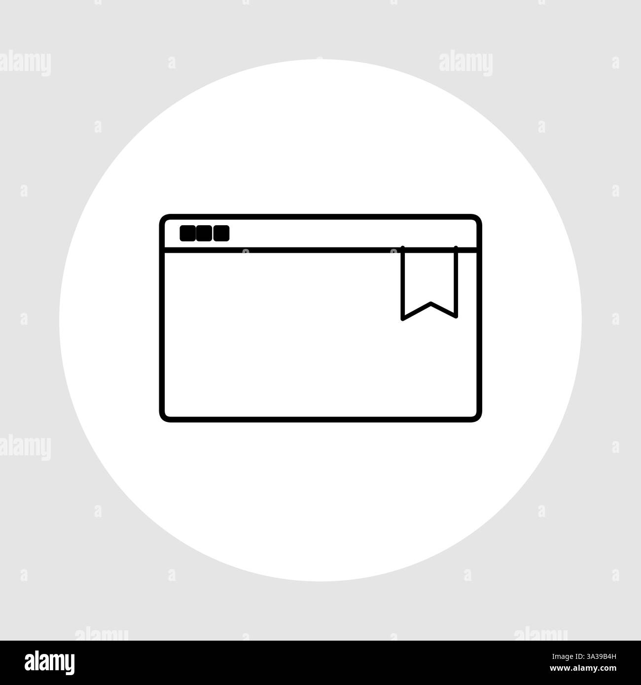 Icône de signet, icône intelligente pour l'interface utilisateur ux, nouvelle icône moderne, icône modifiable pour le projet, fichier d'illustration vectorielle, icône populaire isolé. Illustration de Vecteur