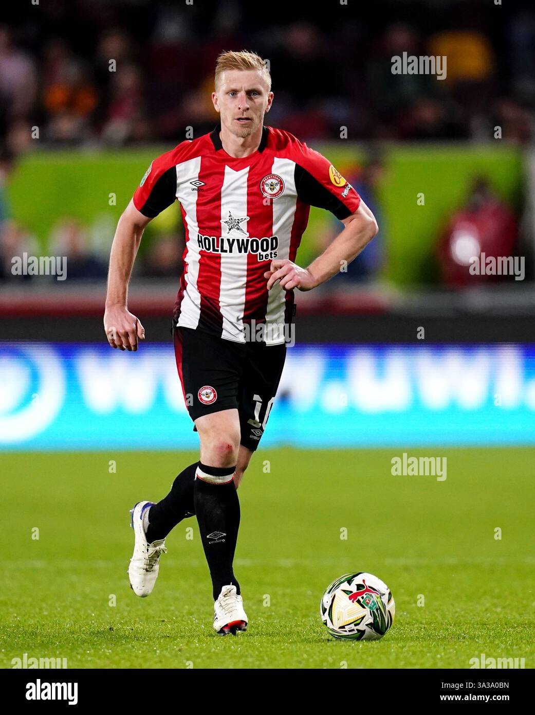 Ben Mee de Brentford lors du match de quatrième tour de la Coupe Carabao au stade communautaire Gtech. Date de la photo : mardi 29 octobre 2024. Banque D'Images