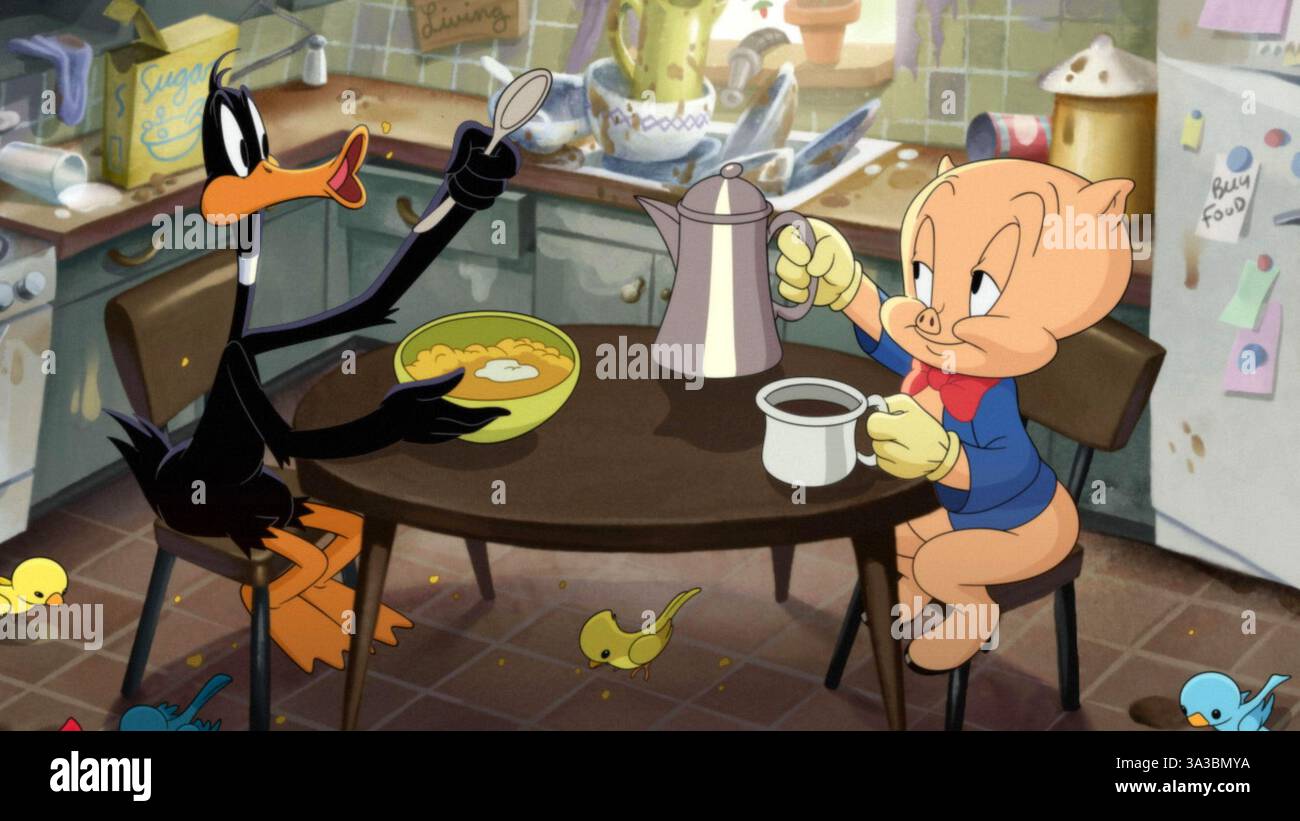 JOUR OÙ LA TERRE EXPLOSE, LE FILM : A LOONEY TUNES (2024), RÉALISÉ PAR PETER BROWNGARDT. Crédit : WARNER BROS. ANIMATION / album Banque D'Images