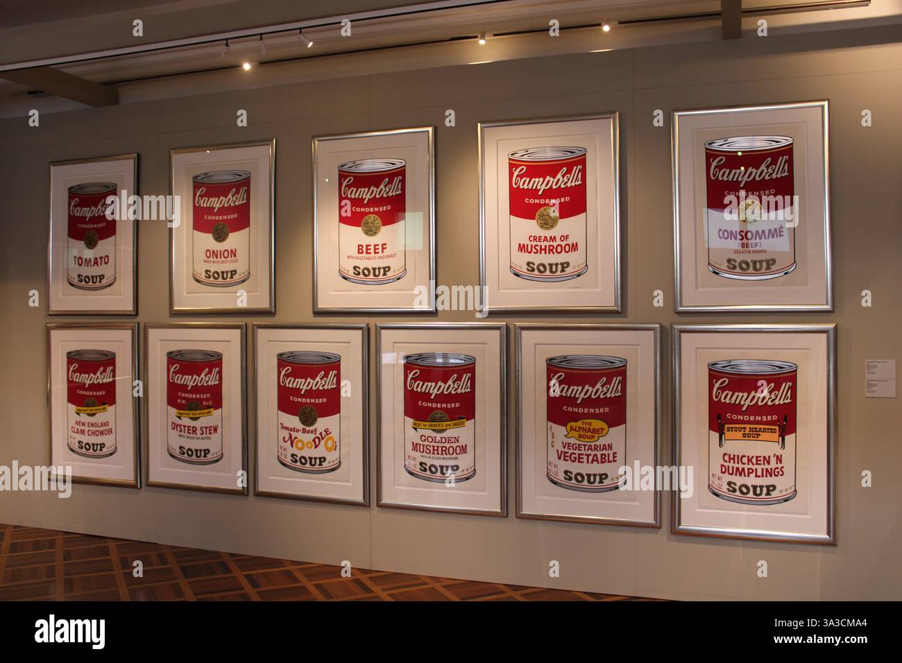 Dans l'exposition Andy Warhol au Palazzo Attems Petzenstein. Gorizia est capitale européenne de la culture 2025 avec Nova Gorica, Slovénie. Banque D'Images