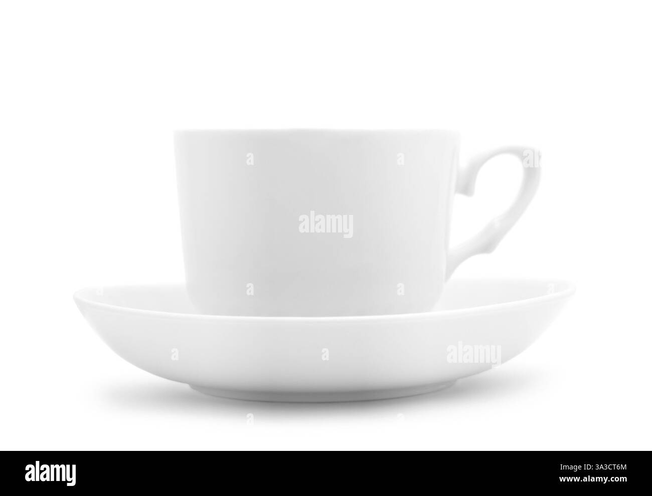 La tasse à café blanche Banque D'Images