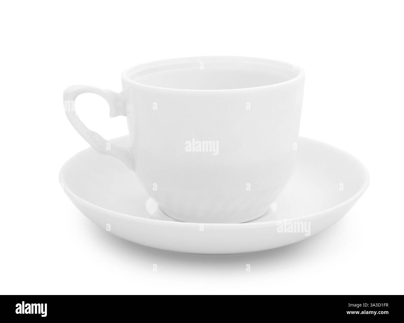 Tasse blanche Banque D'Images