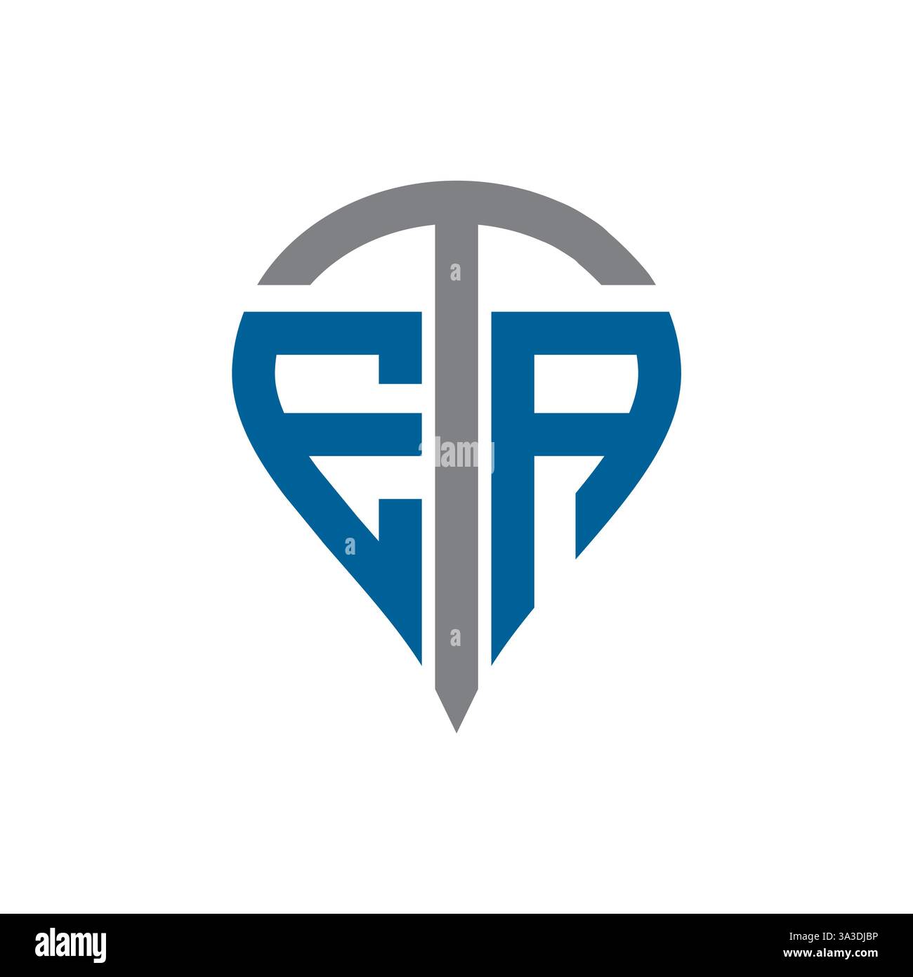 ETA unique moderne plat abstrait géométrique initiales géométriques vectorielles design de logo de lettre. Logo monogramme ETA. Illustration de Vecteur