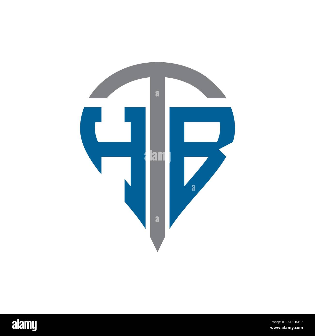 HTB unique moderne moderne abstrait géométrique initiales géométriques vectorielles design de logo de lettre. Logo HTB monogramme. Illustration de Vecteur