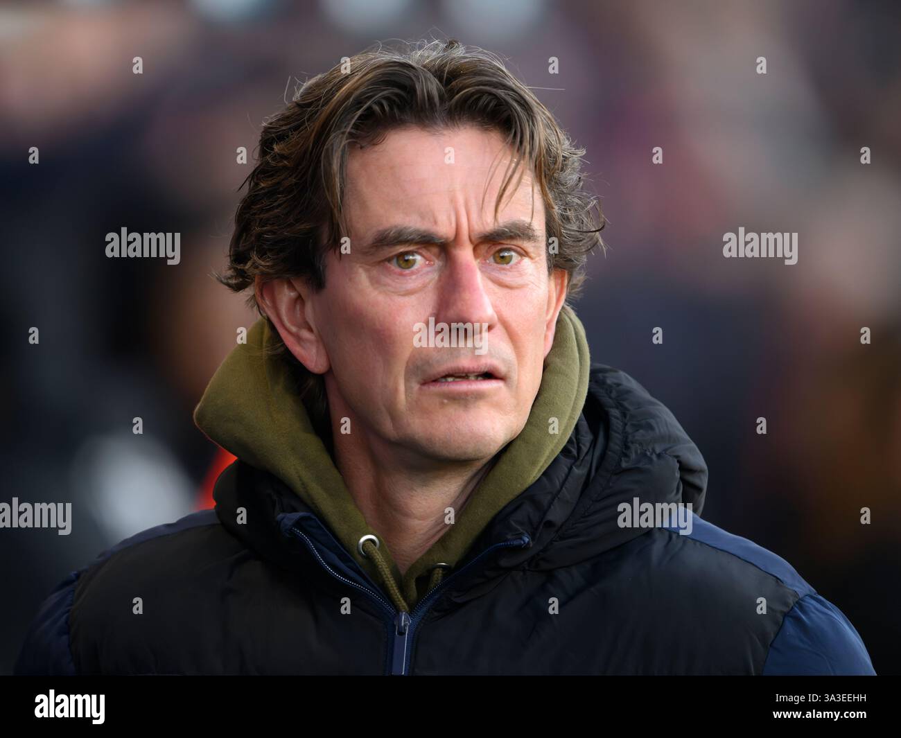 Bournemouth, Royaume-Uni. 15 mars 2025. Vitality Stadium Bournemouth, Angleterre, 15 mars 2025 : Thomas Frank, entraîneur de Brentford, lors du match de premier League entre l'AFC Bournemouth et le Brentford FC au Vitality Stadium de Bournemouth, en Angleterre. (David Horton/SPP) (David Horton/SPP) crédit : SPP Sport Press photo. /Alamy Live News Banque D'Images