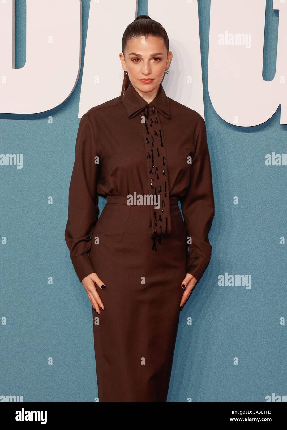 Marisa Abela assiste à la projection spéciale britannique de 'Black Bag' qui a lieu au Curzon Mayfair, Londres. Banque D'Images