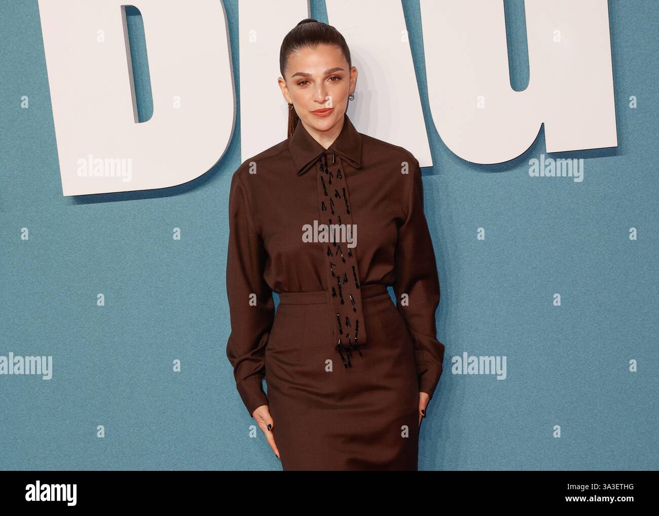 Marisa Abela assiste à la projection spéciale britannique de 'Black Bag' qui a lieu au Curzon Mayfair, Londres. Banque D'Images