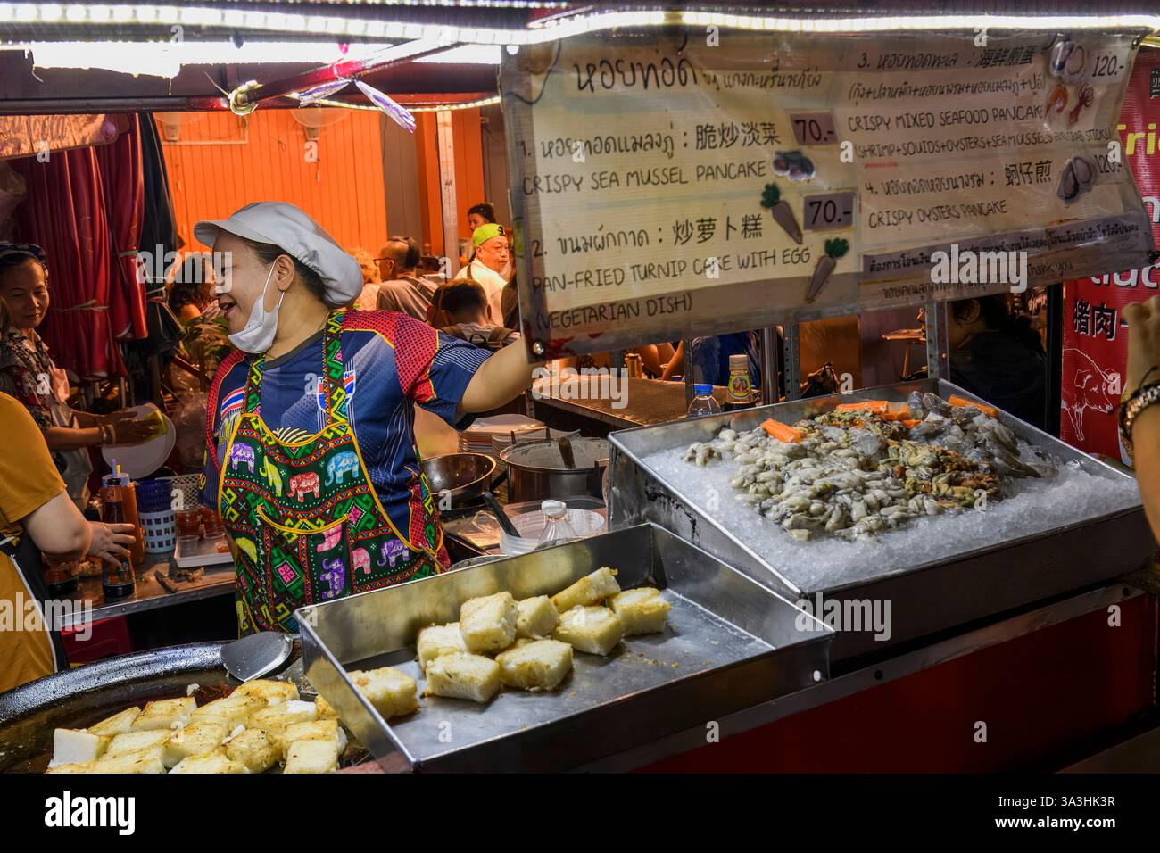 Street food, Bangkok, Thailande, Asie Banque D'Images