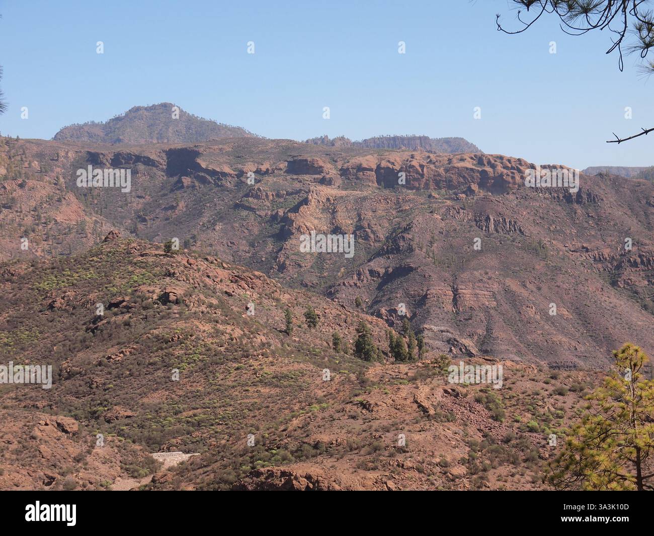 Reserva Natural Integral de Inagua (Tejeda, Grande Canarie, Royaume d'Espagne) Banque D'Images