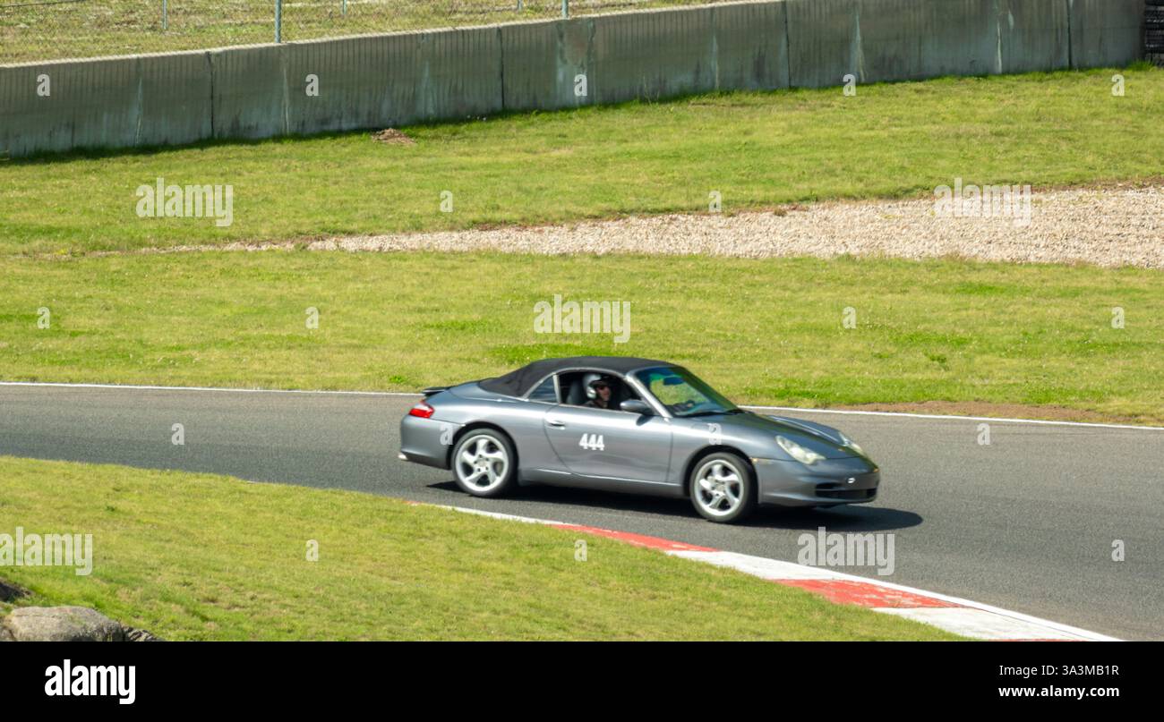 Porsche week-end au circuit Mont-Tremblant, Québec, Montréal, commandité par Aston Martin Montréal. Banque D'Images