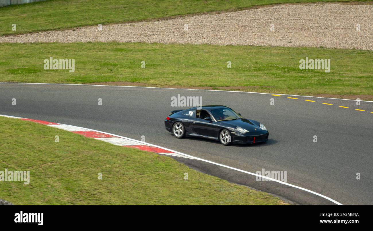 Porsche week-end au circuit Mont-Tremblant, Québec, Montréal, commandité par Aston Martin Montréal. Banque D'Images