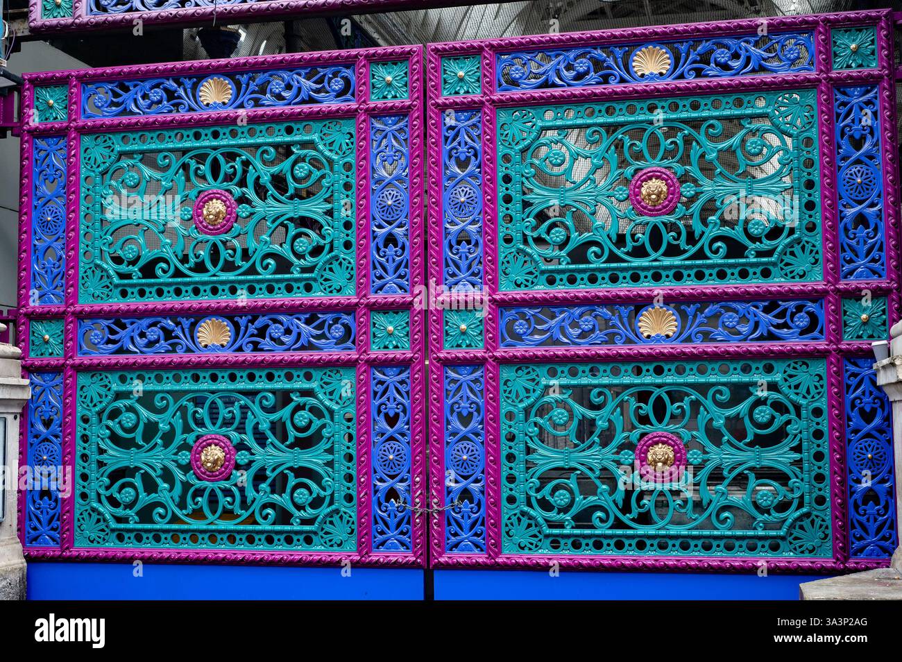 Extérieur de Smithfield Market, Londres, Royaume-Uni, le plus grand marché de la viande en gros au Royaume-Uni et l'un des plus grands en Europe. Banque D'Images