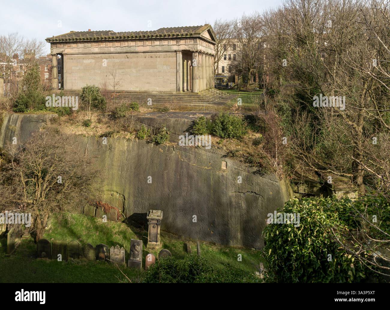 La chapelle mortuaire oratoire, le cimetière commémoratif Saint James, la cathédrale anglicane, la cathédrale de Liverpool, Liverpool, Angleterre, ROYAUME-UNI Banque D'Images