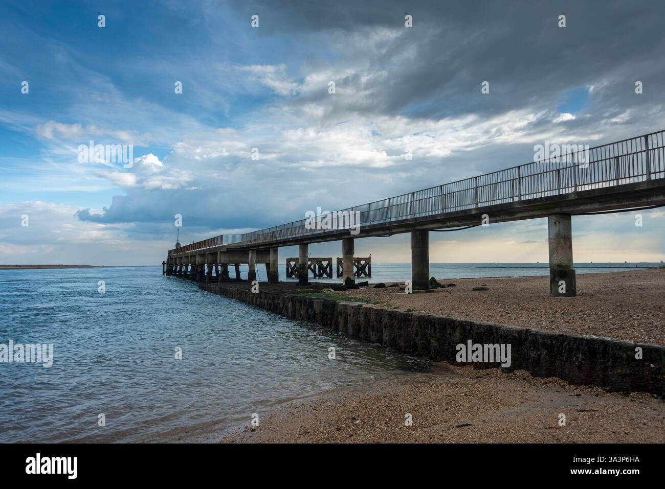 Eastney Pier à Langstone Harbour UK Banque D'Images
