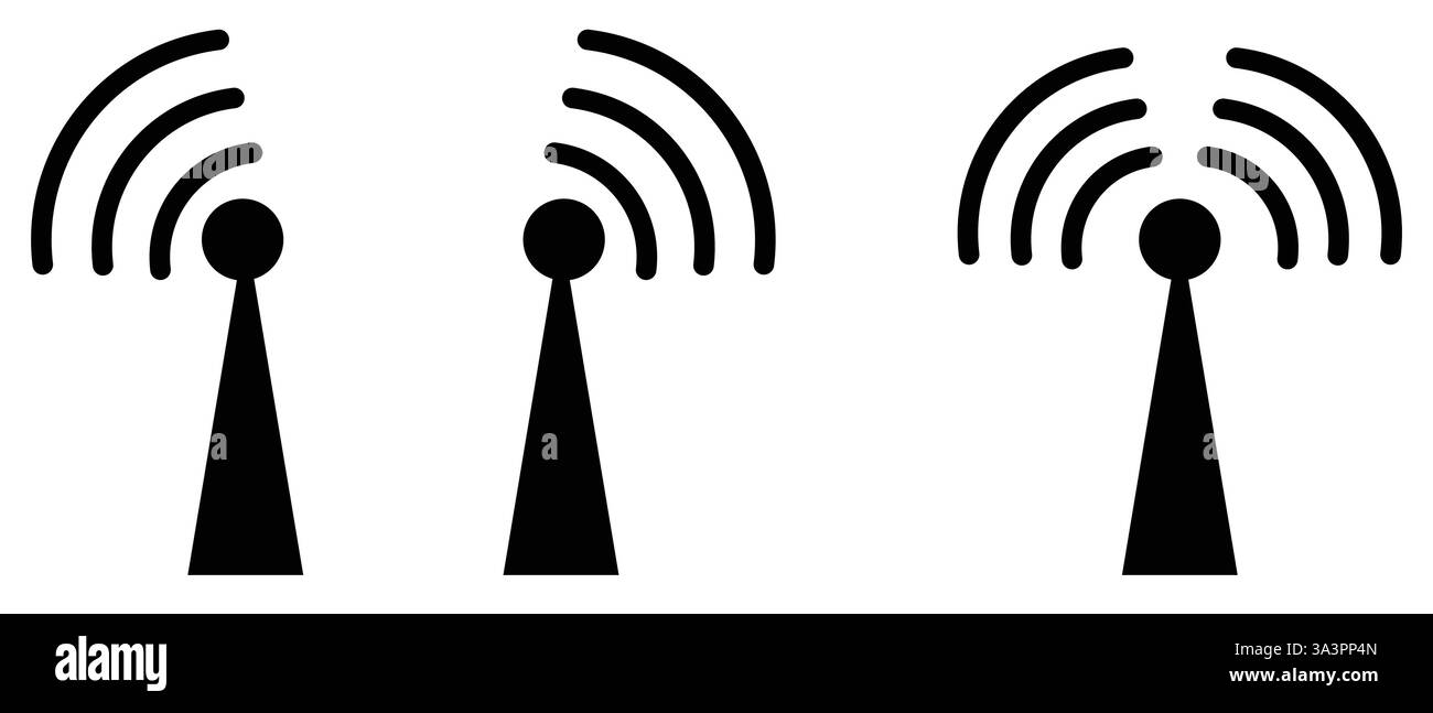 Icône Symbole tour isolé sur fond blanc Illustration de Vecteur
