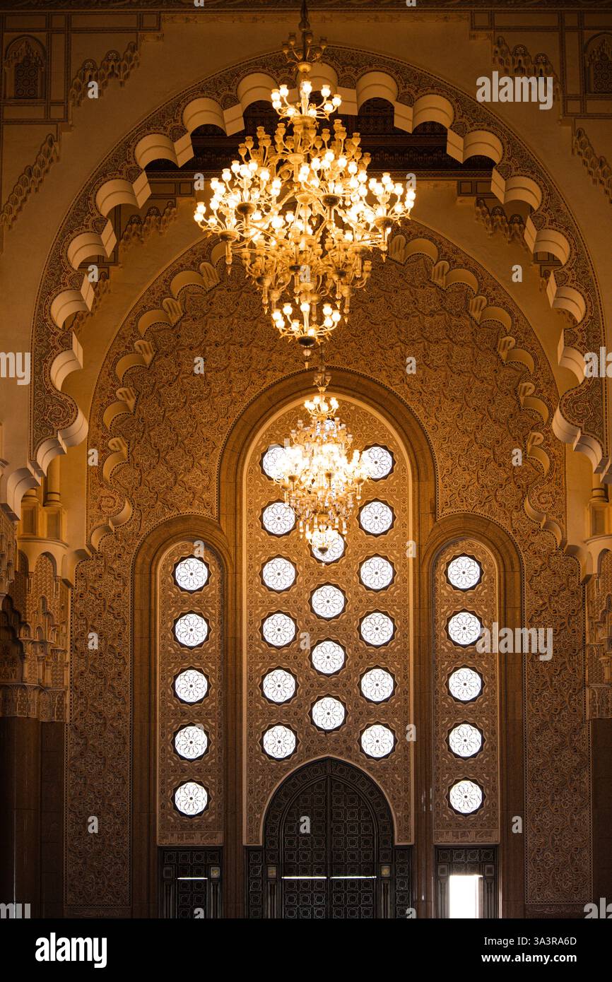 Architecture et culture marocaines. Destinations de voyage au Maroc. Monuments marocains. Visitez le Maroc. Culture arabe. Voyage d'été Banque D'Images