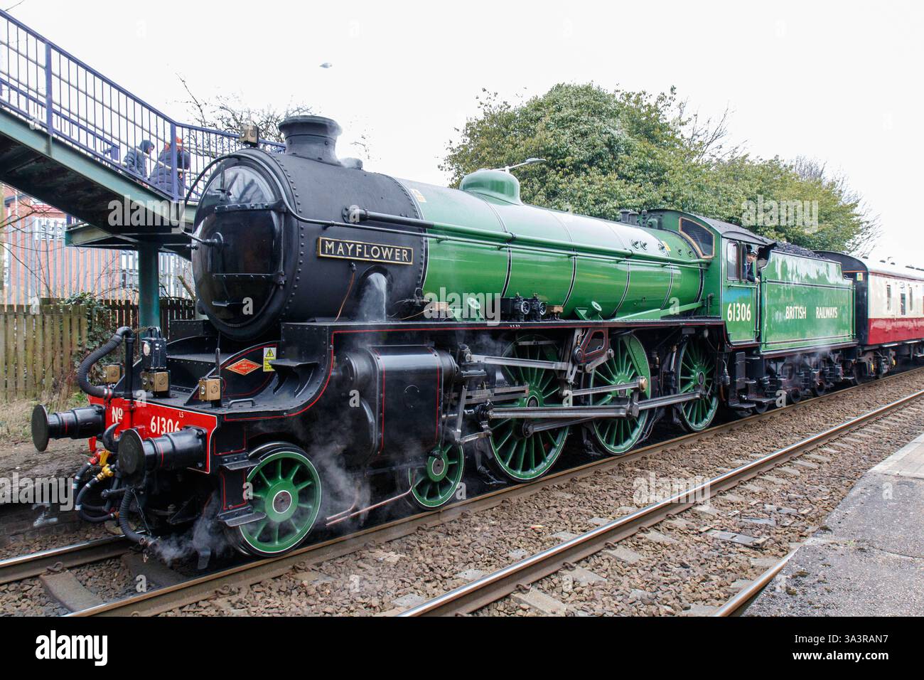 B! 61306, Mayflower, sur la ligne principale à Castleton près de Rochdale Banque D'Images