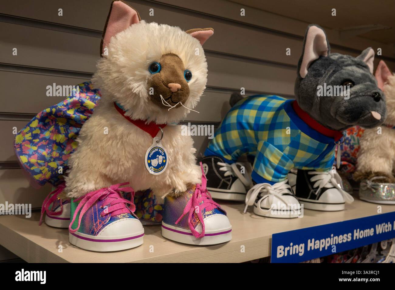 Atelier Build-A-Bear sur West 34th Street, New York City, États-Unis, 2025 Banque D'Images
