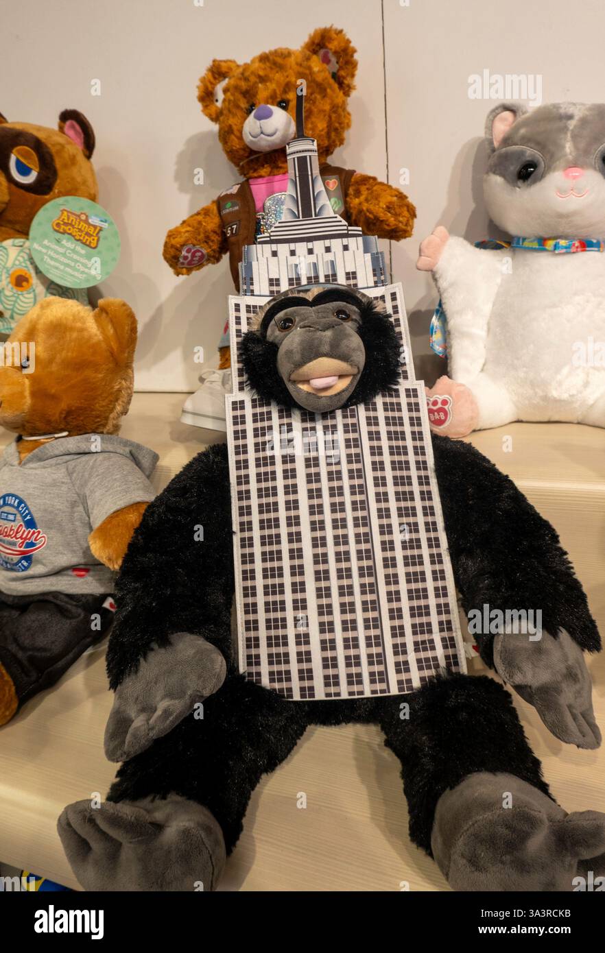 Atelier Build-A-Bear sur West 34th Street, New York City, États-Unis, 2025 Banque D'Images
