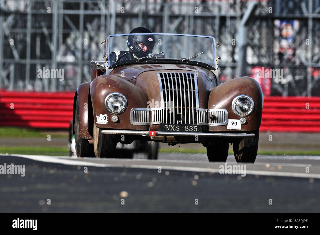Andrew Howe-Davies, Allard type l, première sortie en 1952 le Trophée Pomeroy présente des voitures de toutes les époques et de tous les types, c’est le Vintage Sports car Club, VSCC Banque D'Images