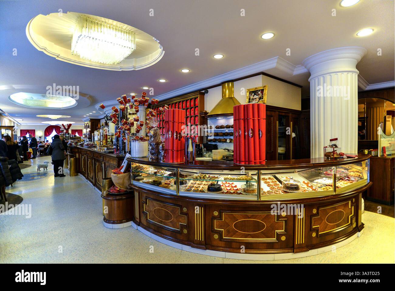 Italie Friuli Venezia Giulia Trieste Patrimoine local Caffè degli Specchi Banque D'Images