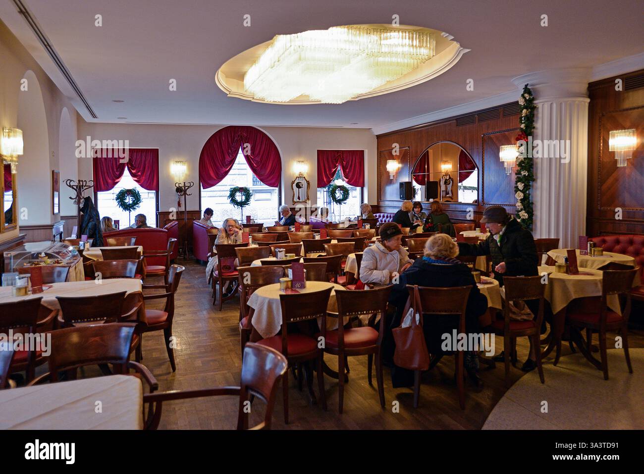 Italie Friuli Venezia Giulia Trieste Patrimoine local Caffè degli Specchi Banque D'Images