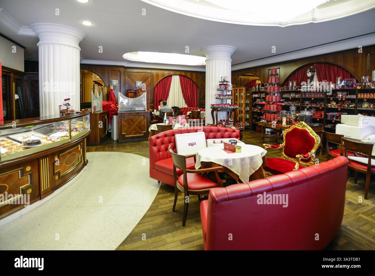 Italie Friuli Venezia Giulia Trieste Patrimoine local Caffè degli Specchi Banque D'Images